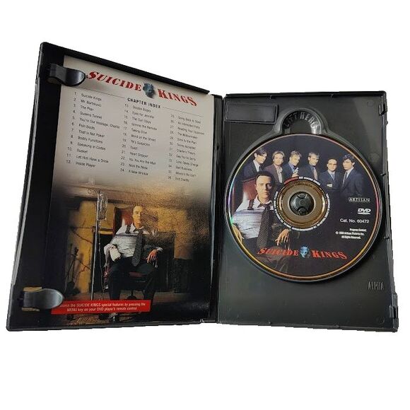 Suicide Kings DVD 1998 Movie R Christopher Walken Denis Leary Thriller Humor - Picture 3 of 3